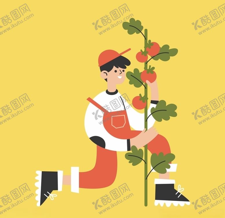 编号：39462809292213262124【酷图网】源文件下载-卡通农场人物