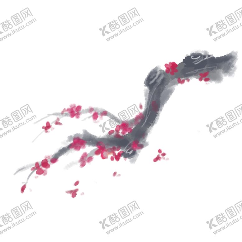 编号：49809111010245413667【酷图网】源文件下载-梅花树枝元素
