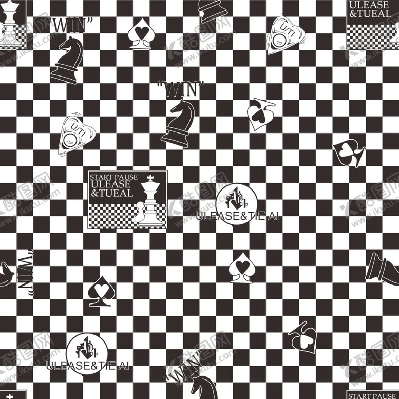 编号：31862805040011326721【酷图网】源文件下载-格子国际象棋底纹