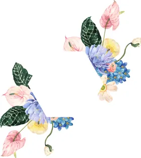 花素材红手棒环