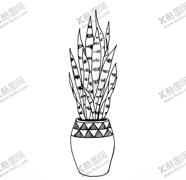 编号：76329506261408343324【酷图网】源文件下载-植物线稿