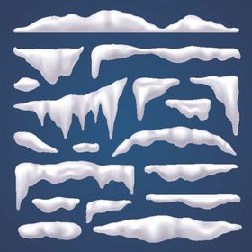 冬季积雪素材