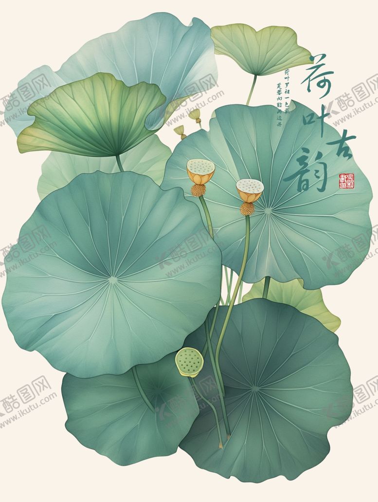 编号：89195601210124285754【酷图网】源文件下载-荷叶