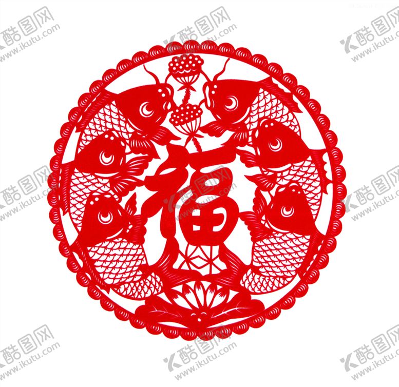 编号：40574907090149249835【酷图网】源文件下载-福字剪纸