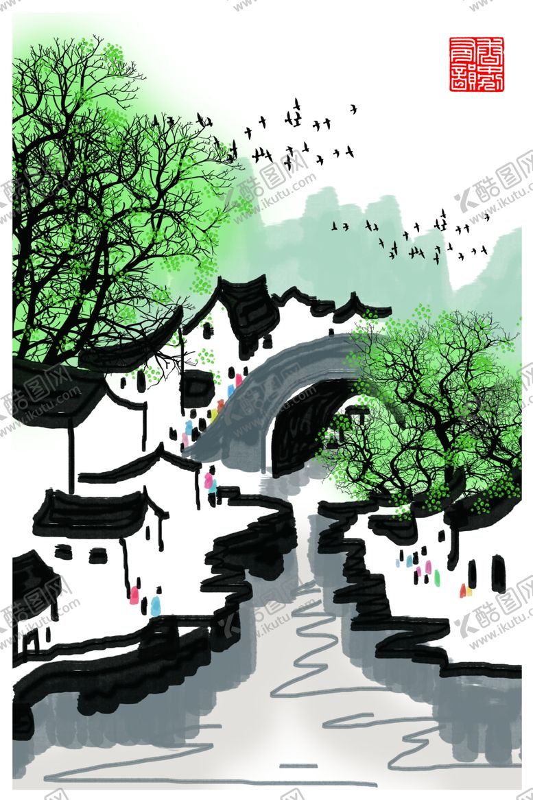 编号：91410409291010303637【酷图网】源文件下载-中国风装饰画