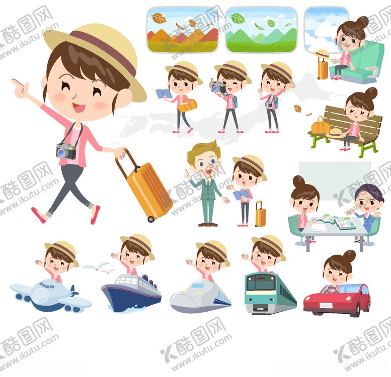 编号：16099605041150348097【酷图网】源文件下载-卡通人物