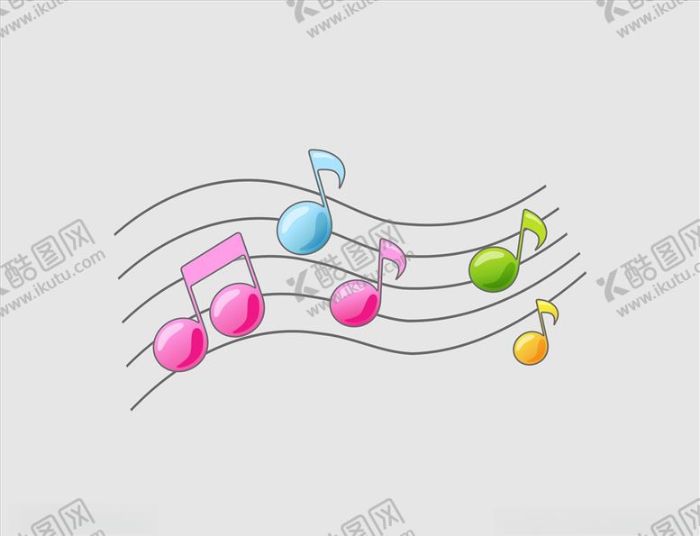 编号：54616510151232137058【酷图网】源文件下载-矢量音符