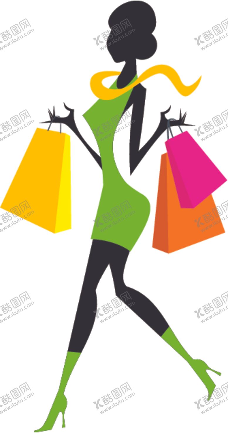 编号：25554606172346412591【酷图网】源文件下载-时尚购物女人