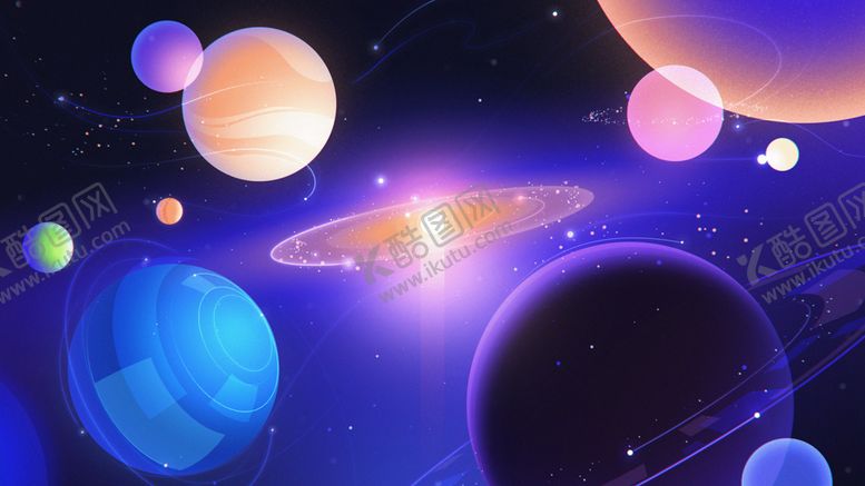 编号：39797209191132358103【酷图网】源文件下载-彩色几何渐变抽象背景