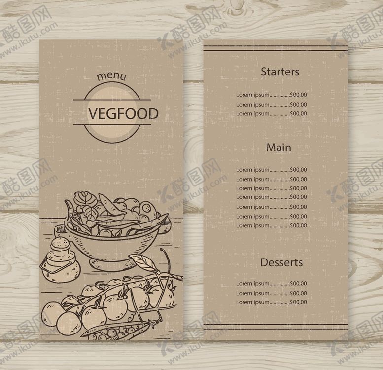 编号：70114909140600116879【酷图网】源文件下载-菜单模板设计