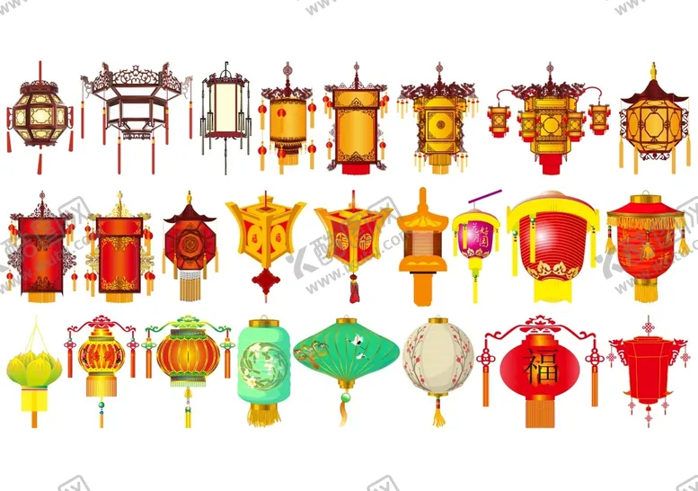编号：84513610090240389340【酷图网】源文件下载-灯笼