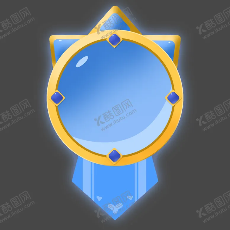 编号：90456209170301165938【酷图网】源文件下载-蓝宝石勋章