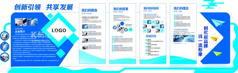 编号：10311312111533408636【酷图网】源文件下载-企业文化墙