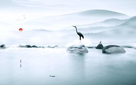 水墨背景墙