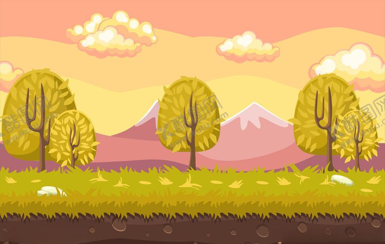 编号：92112209110903089313【酷图网】源文件下载-风景插画