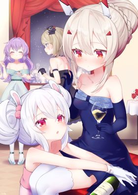 彩色人物插画动漫背景