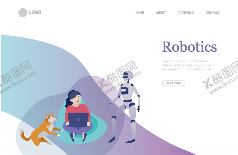 编号：58039610300246217661【酷图网】源文件下载-现代科技插画