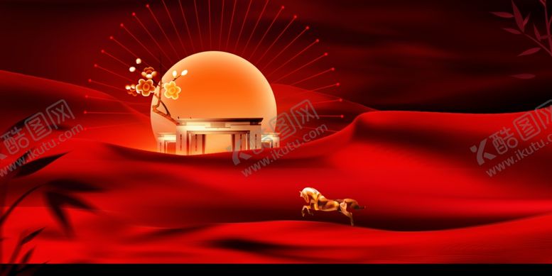 编号：48569210292228006874【酷图网】源文件下载-红色地产