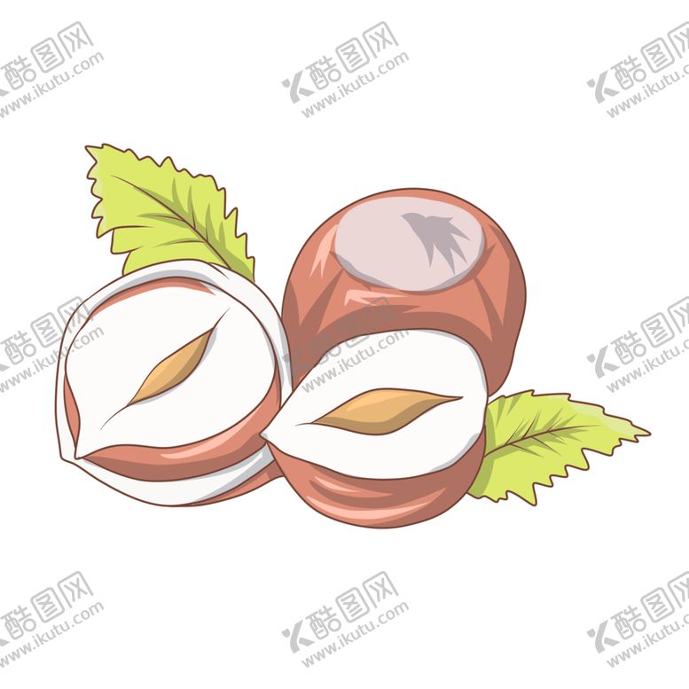编号：65456411011414182854【酷图网】源文件下载-核桃手绘简笔图案