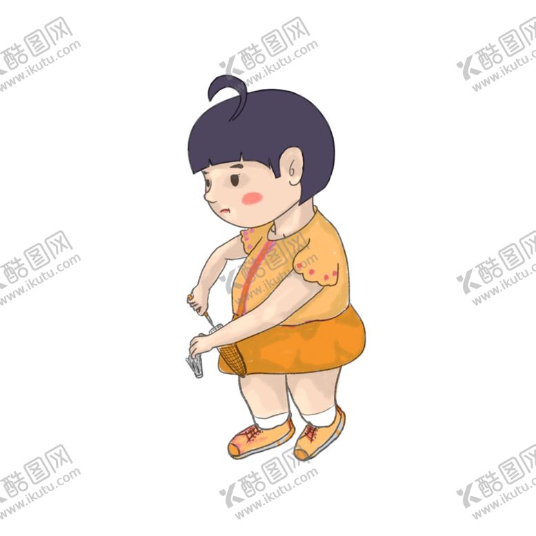 编号：74522305102310439752【酷图网】源文件下载-小清新手绘运动卡通插画