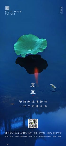 夏至二十四节气海报