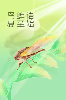 夏至活动海报宣传