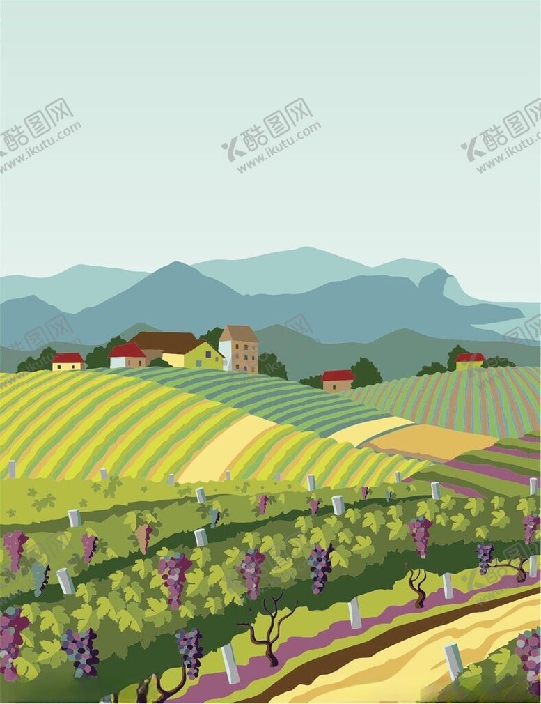 编号：32836002091220247086【酷图网】源文件下载-田园风光背景