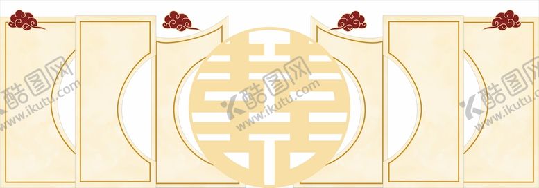 编号：77274501250924267283【酷图网】源文件下载-香槟色中式婚礼