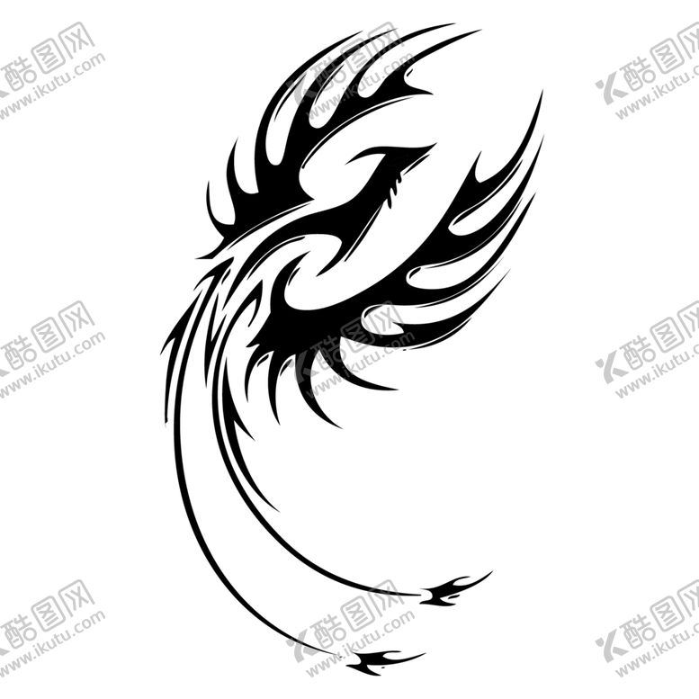 编号：26919609272222101806【酷图网】源文件下载-手绘水彩凤凰