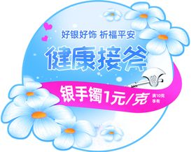 异形银饰海报