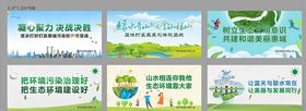 街道污水处理环保海报