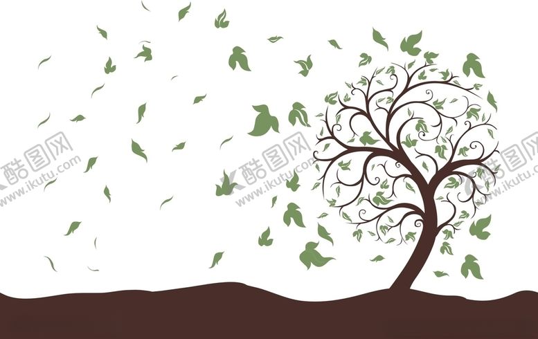 编号：70500510090516483504【酷图网】源文件下载-绿树图案