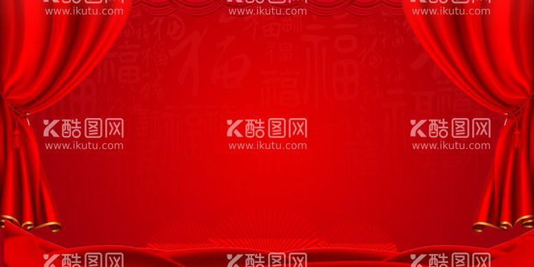 编号：23229312161641179033【酷图网】源文件下载-红色春节节日年终盛典年终盛会