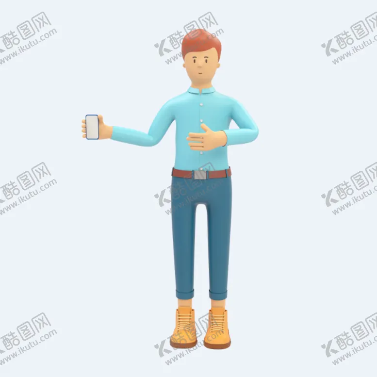 编号：21543810201011059061【酷图网】源文件下载-C4D模型 卡通人  