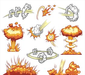 卡通爆炸