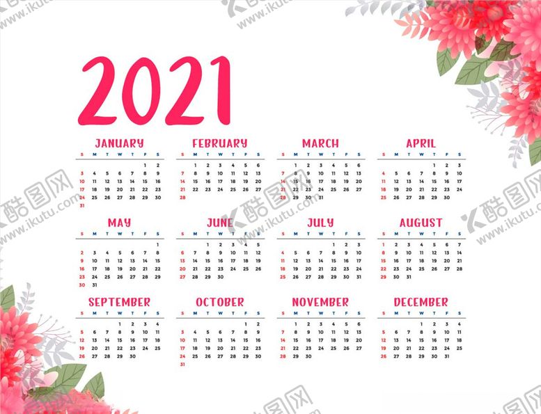 编号：63037409231419262926【酷图网】源文件下载-2021日历