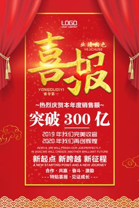 喜庆红色中秋佳节贺海报