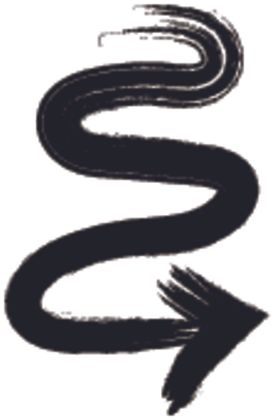 毛笔箭头