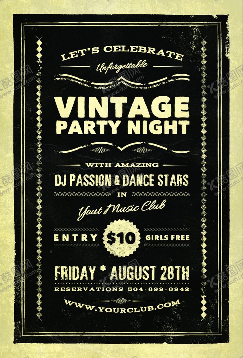 编号：16553409162119481678【酷图网】源文件下载-复古海报