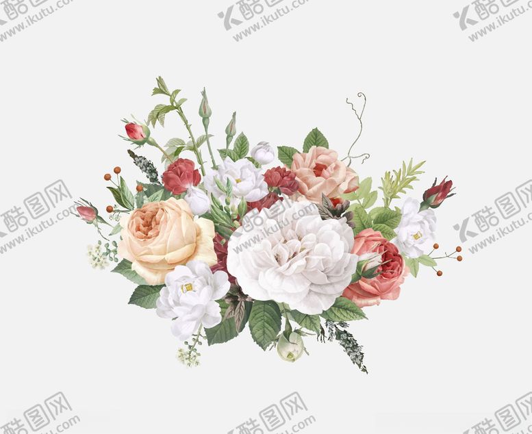 编号：55827810250635046548【酷图网】源文件下载-手绘鲜花插画设计