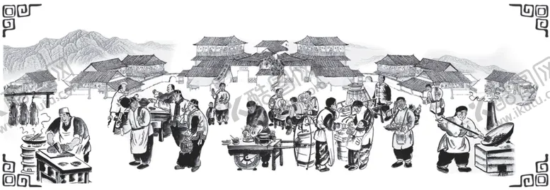 编号：86002206262256581487【酷图网】源文件下载-闹市