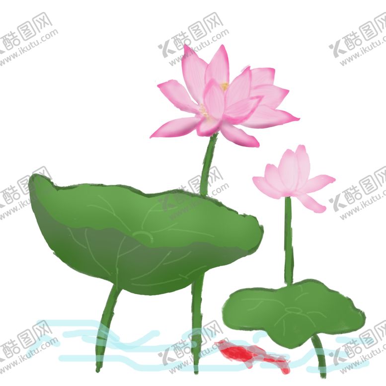 编号：31041005130435397324【酷图网】源文件下载-荷花元素