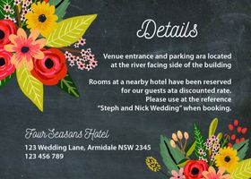 创意图案邀请函设计