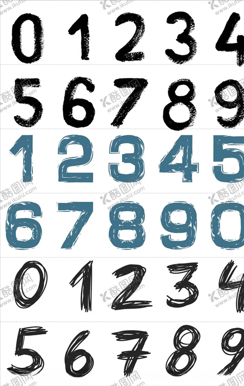 编号：78396606281816343322【酷图网】源文件下载-卡通数字