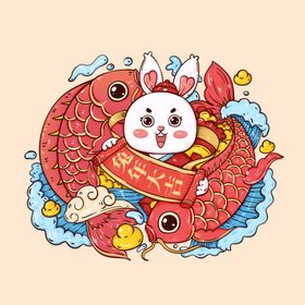 兔年大吉贺岁红包