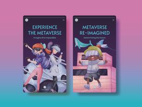 多样卡通人物场景插画图片