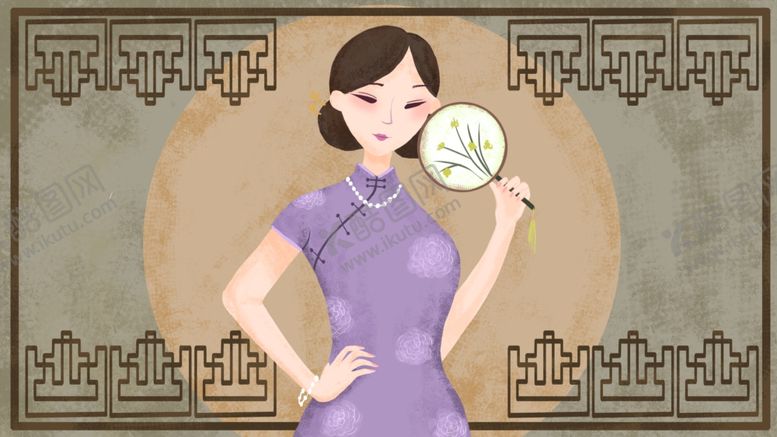 编号：96927909150713404303【酷图网】源文件下载-旗袍