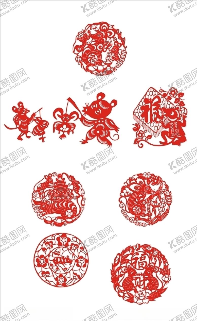 编号：61667110051528127890【酷图网】源文件下载-剪纸窗花