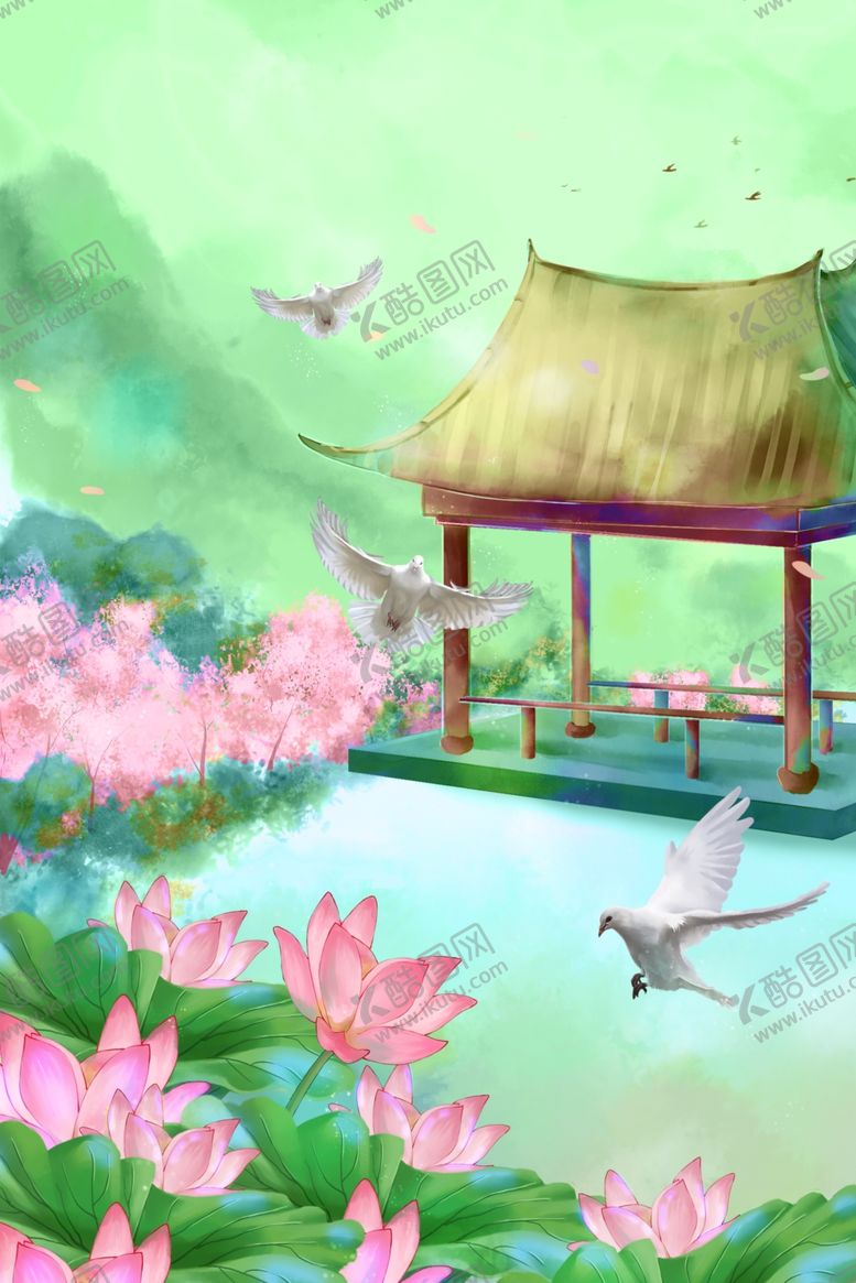 编号：73500401142208338087【酷图网】源文件下载-中式背景图