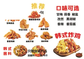 店长推荐菜单鸡柳翅根